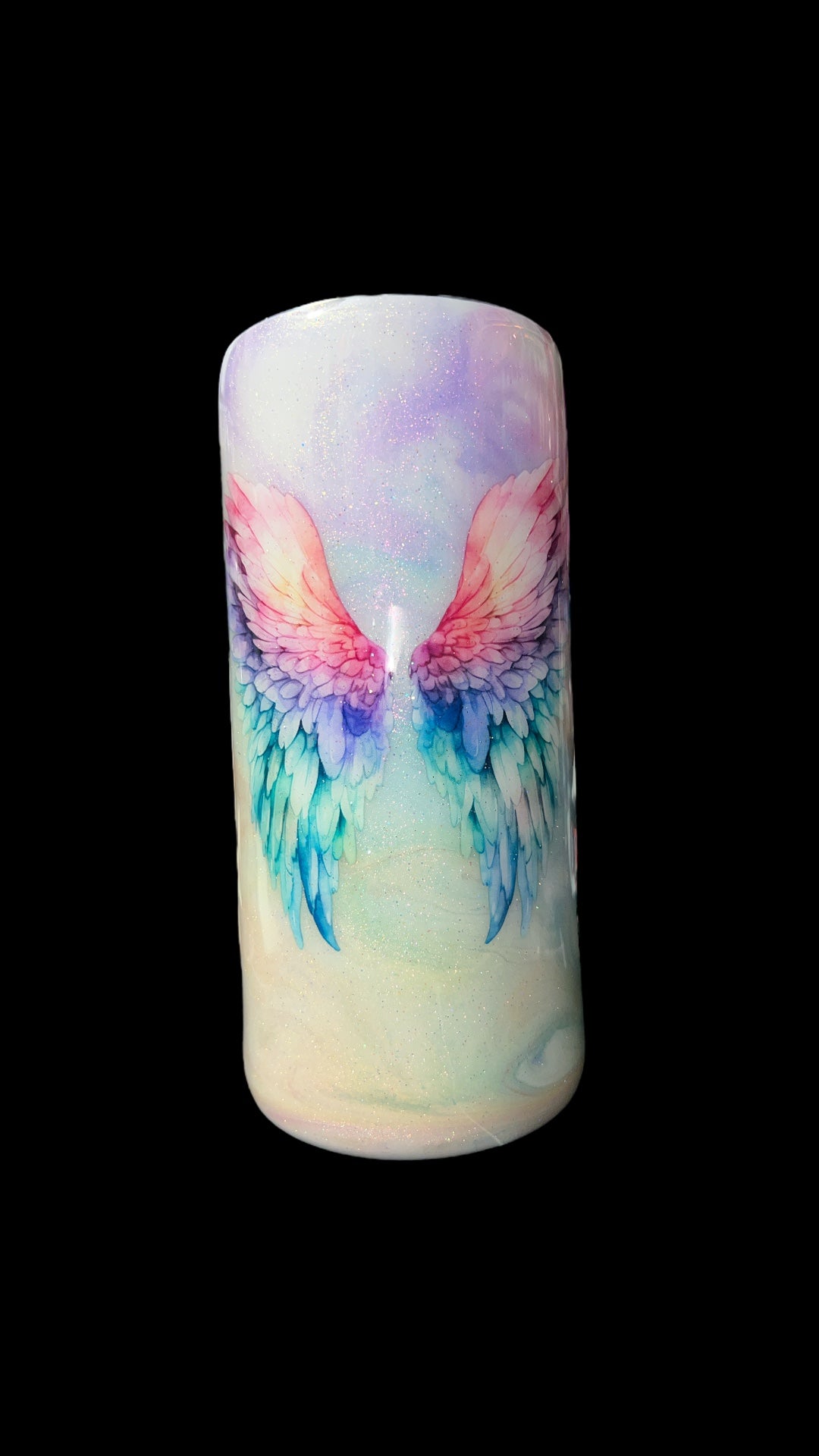 RTS 22oz fatty style Angel wings 🪽 tumbler