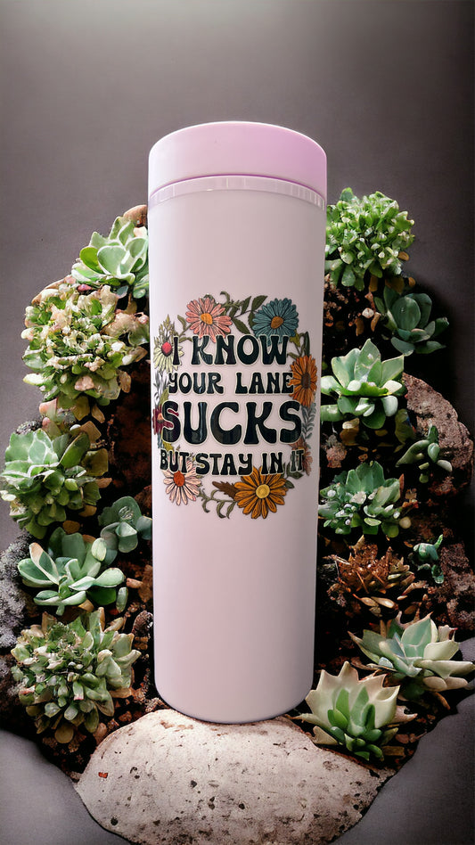 22oz  RTS Lilac matte tumbler